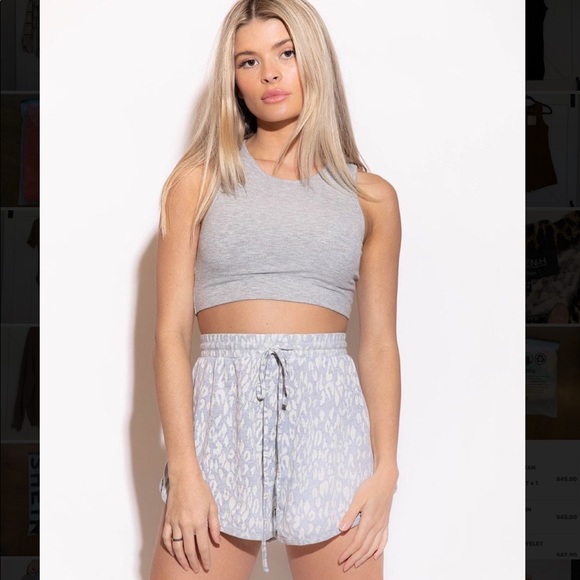 Kittenish Gigi grey leopard lounge set, size S. Never worn! - Picture 3 of 4